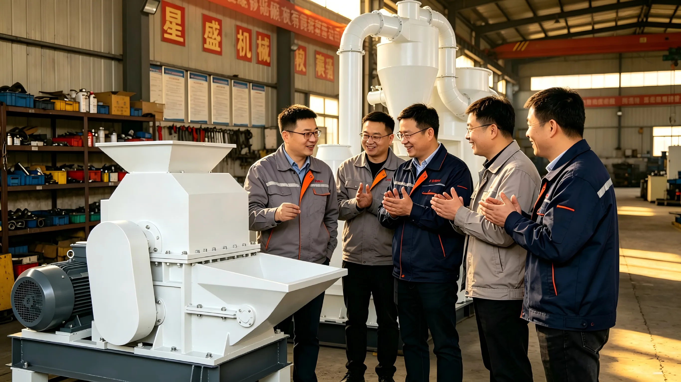 Ultrafine Pulverizer는 강력한 성능으로 팬을 매료하고 Xingshengwei는 여러 지역에서 새로운 주문을 받았습니다.